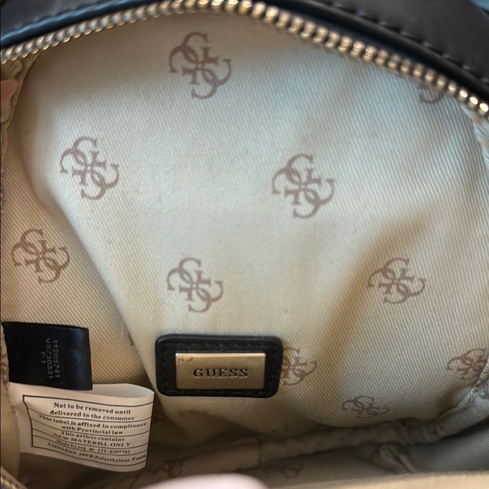 Guess Black Leather Mini Backpack - Picture 4 of 4